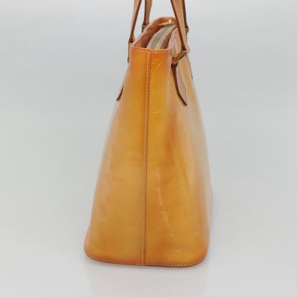 LOUIS VUITTON Monogram Vernis Houston Hand Bag Beige M91004 - Picture 5 of 12